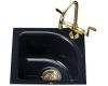 Kohler Sorbet K-5902-1-52 Navy Tile-In Entertainment Sink with Single-Hole Faucet Drilling