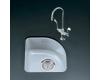 Kohler Sorbet K-5902-1U-6 Skylight Undercounter Entertainment Sink with Single-Hole Faucet Drilling