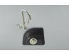 Kohler Sorbet K-5902-1U-7 Black Black Undercounter Entertainment Sink with Single-Hole Faucet Drilling