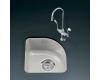 Kohler Sorbet K-5902-1U-95 Ice Grey Undercounter Entertainment Sink with Single-Hole Faucet Drilling