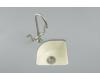 Kohler Sorbet K-5902-1U-96 Biscuit Undercounter Entertainment Sink with Single-Hole Faucet Drilling