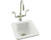 Kohler Addison K-6552-0 White Self-Rimming Entertainment Sink