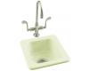 Kohler Addison K-6552-NG Tea Green Self-Rimming Entertainment Sink