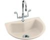 Kohler Entertainer K-6558-1-55 Innocent Blush Self-Rimming Entertainment Sink with Single-Hole Faucet Drilling