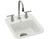 Kohler Aperitif K-6560-1-FF Sea Salt Self-Rimming Entertainment Sink with Single-Hole Faucet Drilling