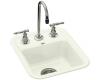 Kohler Aperitif K-6560-1-NG Tea Green Self-Rimming Entertainment Sink with Single-Hole Faucet Drilling