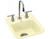 Kohler Aperitif K-6560-1-Y2 Sunlight Self-Rimming Entertainment Sink with Single-Hole Faucet Drilling