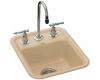 Kohler Aperitif K-6560-2-33 Mexican Sand Self-Rimming Entertainment Sink with Two-Hole Faucet Drilling for 4" Center Faucets
