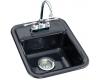 Kohler Aperitif K-6560-2-52 Navy Self-Rimming Entertainment Sink with Two-Hole Faucet Drilling for 4" Center Faucets