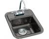 Kohler Aperitif K-6560-2-58 Thunder Grey Self-Rimming Entertainment Sink with Two-Hole Faucet Drilling for 4" Center Faucets