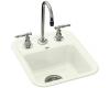 Kohler Aperitif K-6560-2-NG Tea Green Self-Rimming Entertainment Sink with Two-Hole Faucet Drilling for 4" Center Faucets