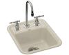 Kohler Aperitif K-6560-3-G9 Sandbar Self-Rimming Entertainment Sink with Three-Hole Faucet Drilling for 8" Center Faucets