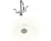 Kohler Porto Fino K-6565-0 White Porto Fino Self-Rimming/ Undercounter Entertainment Sink