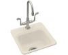 Kohler Northland K-6579-1-47 Almond Self-Rimming Entertainment Sink with Single-Hole Faucet Drilling