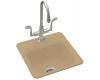 Kohler Northland K-6579-2-33 Mexican Sand Self-Rimming Entertainment Sink with Two-Hole Faucet Drilling