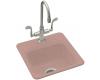 Kohler Northland K-6579-2-45 Wild Rose Self-Rimming Entertainment Sink with Two-Hole Faucet Drilling