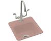 Kohler Northland K-6579-2-45 Wild Rose Self-Rimming Entertainment Sink with Two-Hole Faucet Drilling