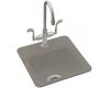 Kohler Northland K-6579-3-K4 Cashmere Self-Rimming Entertainment Sink with Three-Hole Faucet Drilling