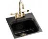 Kohler Northland K-6589-1-58 Thunder Grey Tile-In Entertainment Sink with Single-Hole Faucet Drilling