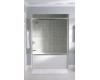 Kohler Portrait K-702100-G53-NX Brushed Nickel 1/4" Thick Glass Bypass Bath Door with Rhapsody Glass