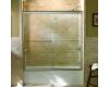 Kohler Fluence K-702200-G54-SHP Bright Polished Silver Frameless Bypass Bath Door with Falling Lines Glass