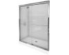 Kohler Fluence K-702209-L-NX Brushed Nickel 3/8" Thick Glass Bypass Shower Door