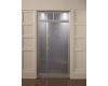 Kohler Kathryn K-702216-L-FX French Gold 48" Steam Pivot Shower Door with In-Line Panel, Transom and Crystal Clear Glass