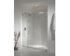 Kohler Pinstripe K-705706-L-SHP Bright Polished Silver Heavy Glass Pivot Shower Door