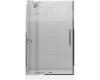 Kohler Pinstripe K-705710-L-SHP Bright Polished Silver Heavy Glass Pivot Shower Door