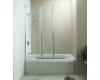 Kohler Minima K-705792-L-SHP Bright Polished Silver Left-Hand Triple-Panel Bath Screen