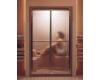 Kohler Sonata K-9809-L-BH Bright Brass Glassworks Bypass Shower Steam Door with Crystal Clear Glass