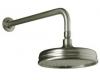 Kohler K-10122-BN Brushed Nickel Rain Showerhead with Traditional Design