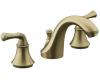 Kohler Forte K-10272-4A-BV Brushed Bronze 8-16" Widespread Bath Faucet with Lever Handles