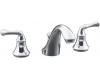 Kohler Forte K-10272-4A-CP Polished Chrome 8-16" Widespread Bath Faucet with Lever Handles