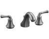 Kohler Forte K-10272-4A-G Brushed Chrome 8-16" Widespread Bath Faucet with Lever Handles