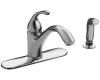 Kohler K-10412-VS Forte Vibrant Stainless Steel Lever Handle Faucet