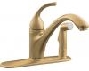 Kohler K-10413-BV Forte Vibrant Brushed Bronze Lever Handle Faucet