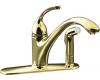 Kohler K-10413-PB Forte Vibrant Polished Brass Lever Handle Faucet