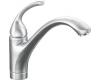 Kohler K-10415-G Forte Brushed Chrome Lever Handle Faucet