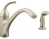 Kohler K-10416-BN Forte Vibrant Brushed Nickel Lever Handle Faucet