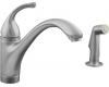 Kohler K-10416-G Forte Brushed Chrome Lever Handle Faucet