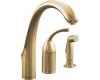 Kohler K-10430-BV Forte Vibrant Brushed Bronze Remote Lever Handle Faucet