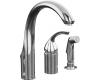 Kohler K-10430-CP Forte Polished Chrome Remote Lever Handle Faucet