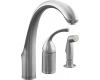 Kohler K-10430-G Forte Brushed Chrome Remote Lever Handle Faucet