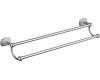 Kohler Portrait K-10490-G Brushed Chrome 24" Double Towel Bar