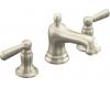 Kohler Bancroft K-10577-4-BN Brushed Nickel 8-16" Widespread Bath Faucet with Lever Handles