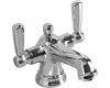 Kohler Bancroft K-10579-4-CP Polished Chrome Monoblock Centerset Bath Faucet with Lever Handles