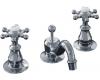 Kohler Antique K-108-3-CP Polished Chrome 8-16" Widespread Six-Prong Handle Bath Faucet with Pop-Up