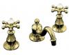 Kohler Antique K-108-3-PB Polished Brass 8-16" Widespread Six-Prong Handle Bath Faucet with Pop-Up