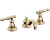 Kohler Antique K-108-4-BV Brushed Bronze 8-16" Widespread Lever Handle Bath Faucet with Pop-Up